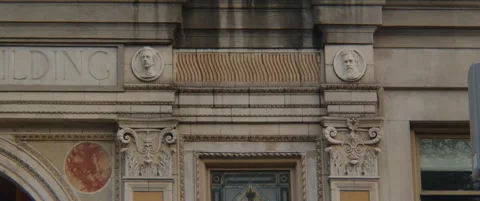 Forward Building Close Up Video stock 247281060