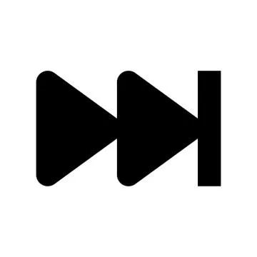 Forward Button 1 System Icon Stock Illustration