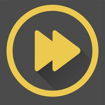 Forward Button Illustrazione stock
