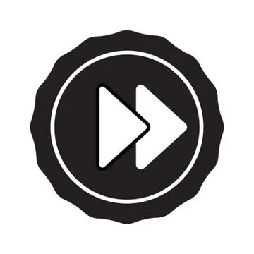 Forward Button Illustrazione stock