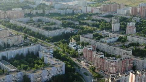 Forward drone flight with downward view Vidéo 329921492