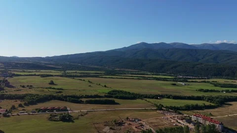 Forward Drone Flyover Pirin Bulgaria Vídeo Stock 343795617