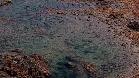 Forward Drone Motion Revealing Lighthouse, Ocean, and Coastal Scenery Stock Footage 306284988