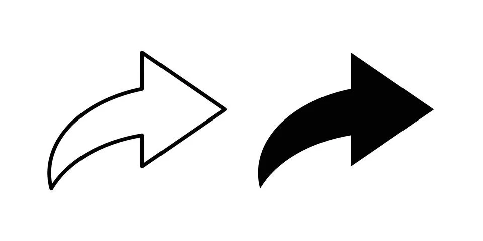 Forward icon vector design illustrations Stock Illustration