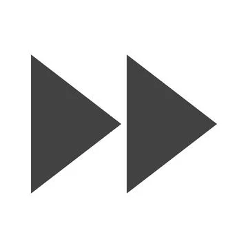 Forward icon vector image. Illustrazione stock