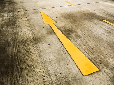 Forward igns on the road Forward and right signs on the road Stock Photos