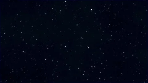 A forward motion through a starry night sky, simulating space travel or Stock-Footage 286324056
