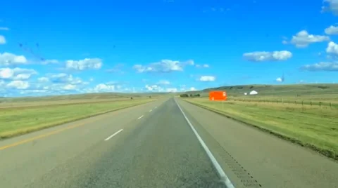 Forward Moving Hyperlapse from First Person View on Road Stock Footage 58315667
