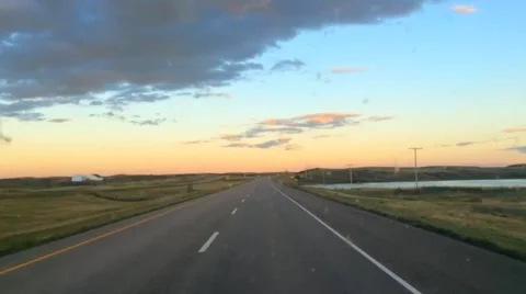 Forward Moving Hyperlapse from First Person View on Road Stock Footage 58315781