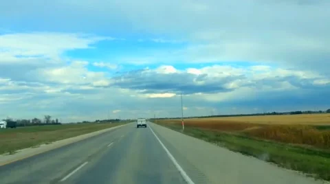 Forward Moving Hyperlapse from First Person View on Road Stock Footage 58315889