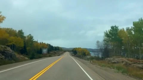 Forward Moving Hyperlapse from First Person View on Road Stock Footage 58317887