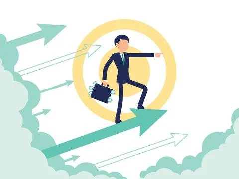 Forward moving symbol Stock Illustration