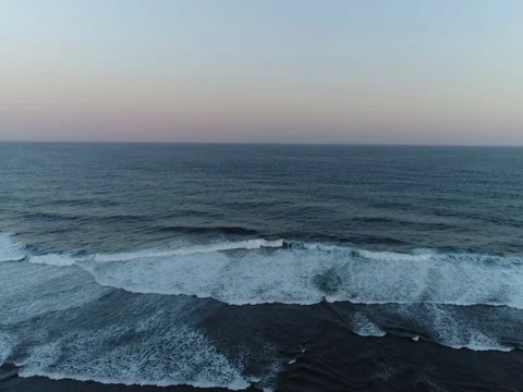 Forward over the ocean and waves in Bali, Indonesia. Stock Footage 80180012