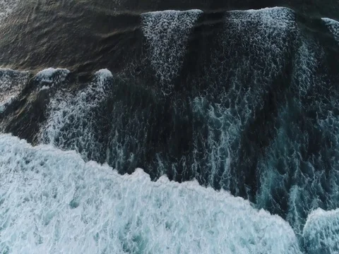Forward over ocean and waves toward beach in Bali Indonesia. Stock Footage 80185921
