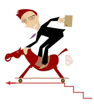 Forward to success Stock Illustration
