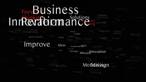 FORWARD THINKING Keywords Animation, Background, Loop Vídeo Stock 149254946
