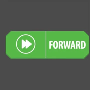 Forward Web Button Stock Illustration