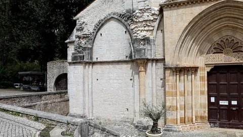 Fossanova Abbey - Fossanova 스톡 동영상 105930023