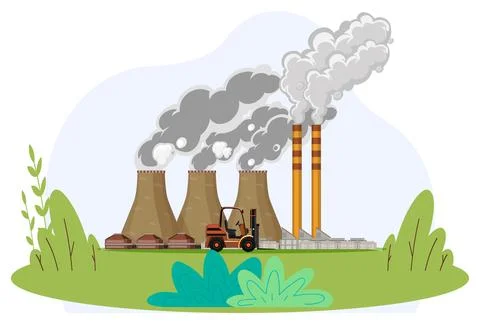 Fossil Fuels Concept Illustration Stock Illustration