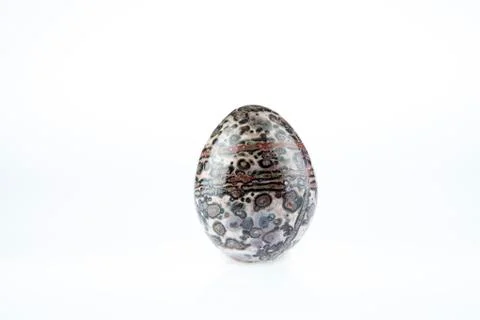 Fossil jasper beads Stock Photos