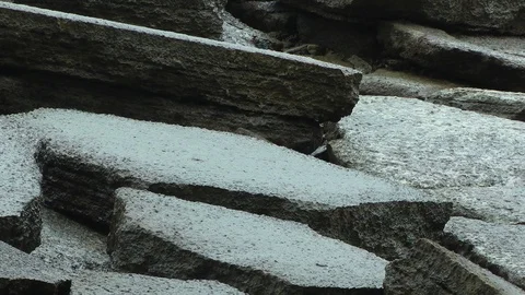Fossil Shell Cemetery, Thailand Video stock 88546476