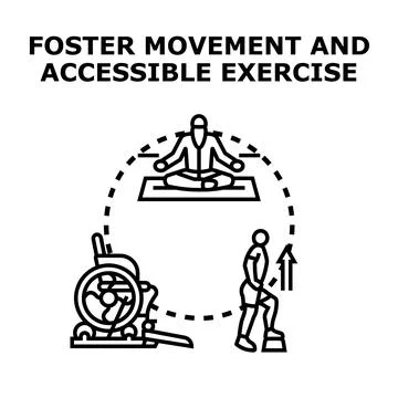 Fostering movement and accessible exercise for inclusion Иллюстрация