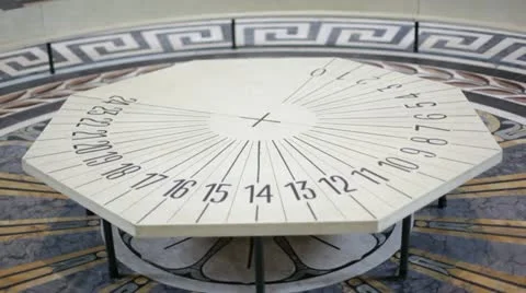 Foucault pendulum in Pantheon, Paris Stock Footage 12571838