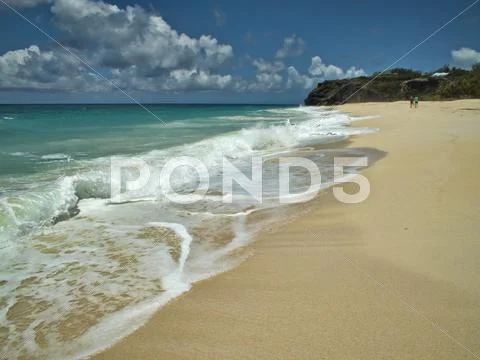 Foul bay beach, st. philip, barbados Stock Photos