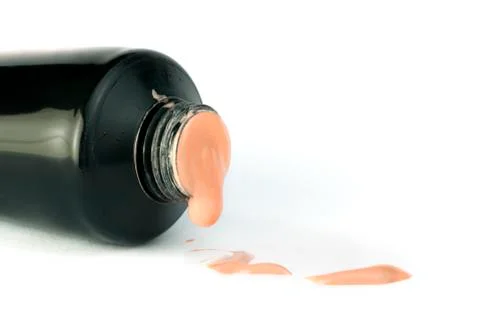 Foundation cream Stock Photos