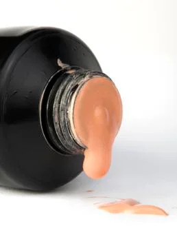 Foundation cream Stock Photos