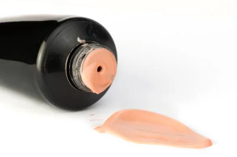 Foundation cream Stock Photos