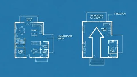 Foundation of growth Stock Illustration
