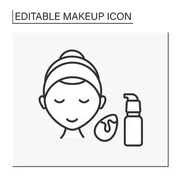 Foundation line icon Stock Illustration