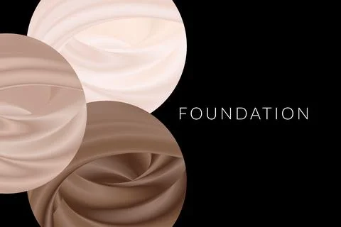 Foundation Makeup Illustration Background Stock Illustration
