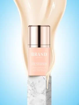 Foundation product package design Stock-Illustration