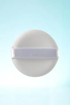 Foundation puff with white background. Stock Photos