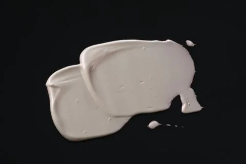 Foundation texture with black background. Stock Photos