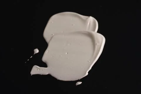 Foundation texture with black background. Stock Photos