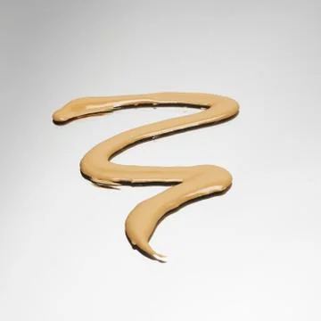 Foundation zig zag spill on white background 스톡 사진