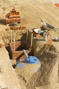 Foundations of a ship Stock-Fotos