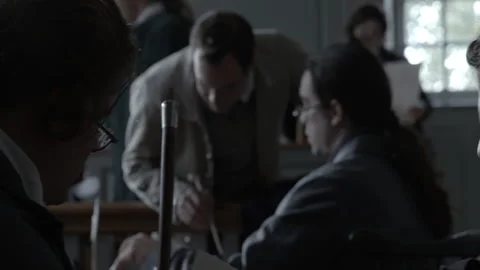 Founding Fathers &amp; Continental Congress. Declaration of Independence, July 4th Stock Footage 255307152