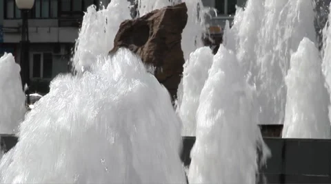 Fountain 002 Stock Footage 8664963