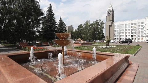 Fountain 017 Stock Footage 8665094