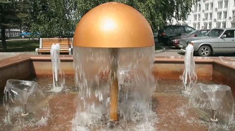 Fountain 025 Stock Footage 8665224