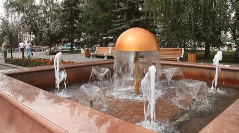 Fountain 033 Stock Footage 8665390