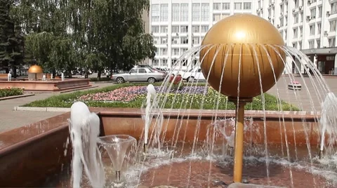 Fountain 035 Video stock 8665352