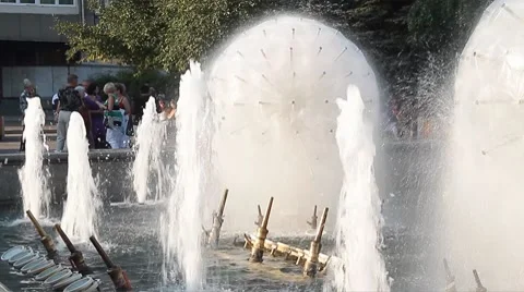 Fountain 046 Stock Footage 8692782