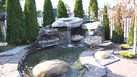 Fountain 3 Video stock 138218503