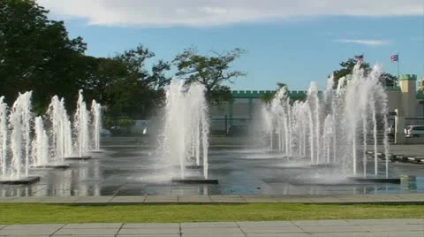 Fountain 9 Stock Footage 10824141