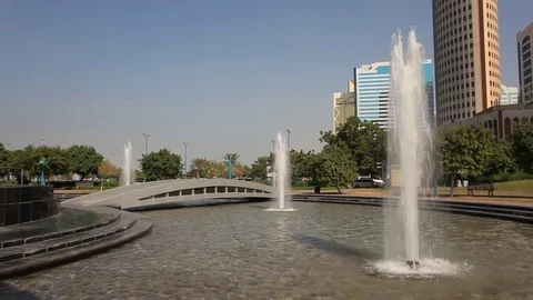 Fountain in Abu Dhabi Vidéo 70534826